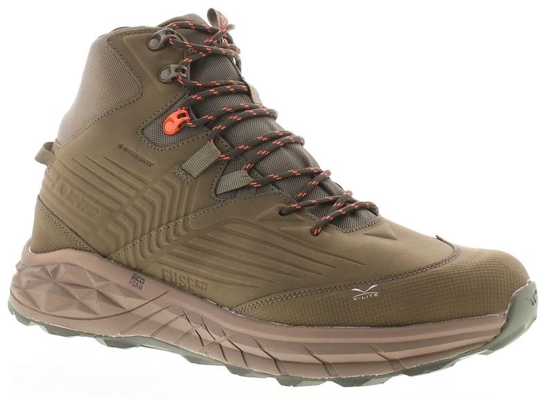 Hi-Tec Male Fuse Trek Mid Hiking Boots, Light Olive, 7