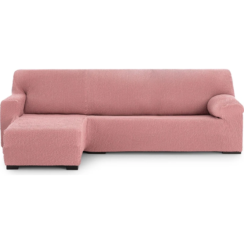 ECOMMERC3 Chaiselong | Universal and Versatile Short Left Arm Sofa Cover - Chaiselong Pink Protector Easy to Install for Back, Seat and Arms - Image 1