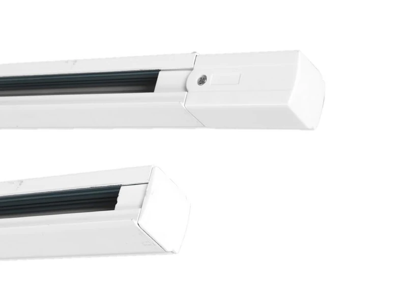 4-Way LED Track (up to 3 Lights), 1.5 m in White. Includes Connector and end Cap. Ideal for Adding Style and functionality, Perfect for Creating Elegant and Inviting environments.