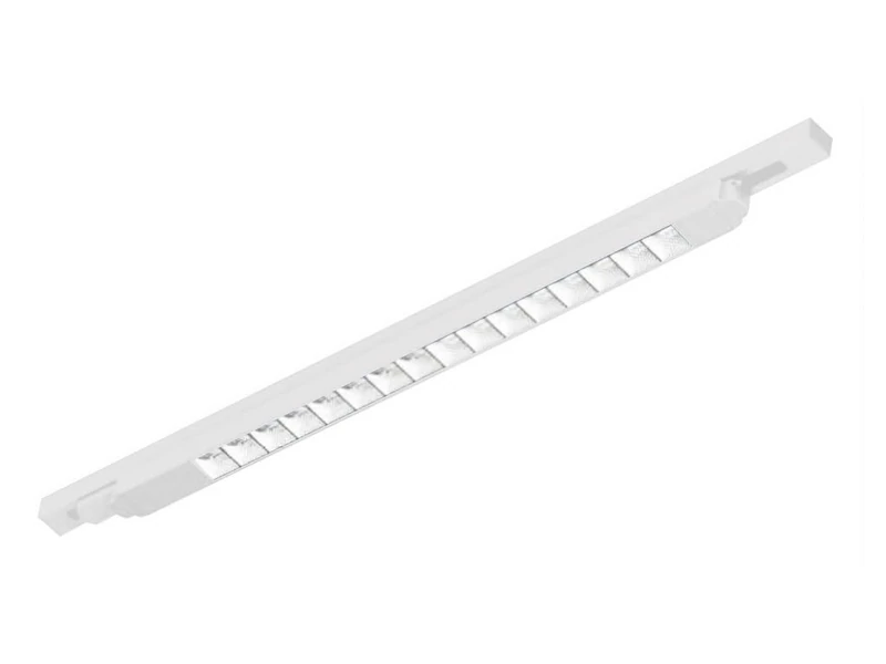 LED 4-Way Rail Linear luminaire, 55W with Samsung Technology, Length 928 mm, Color Temperature 4000K, Angle 25x90º, 230V, White.