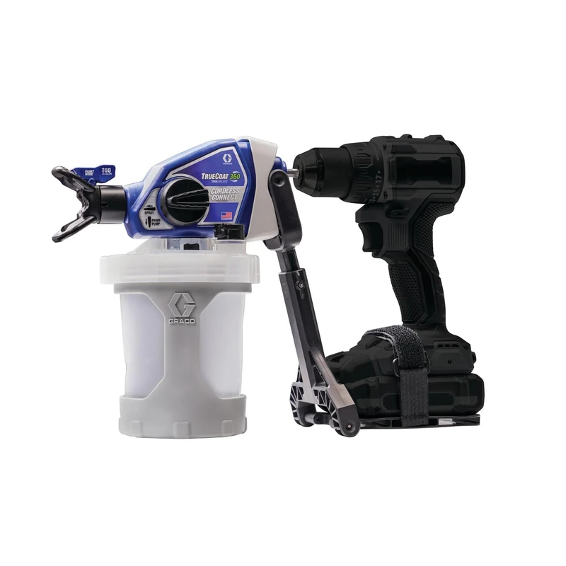 Magnum by Graco 26D361 TrueCoat 360 Cordless Connect, Handheld Cordless Airless Paint Sprayer, Drill Sprayer, household purposes, small paint projects (max. pressure 138 bar)