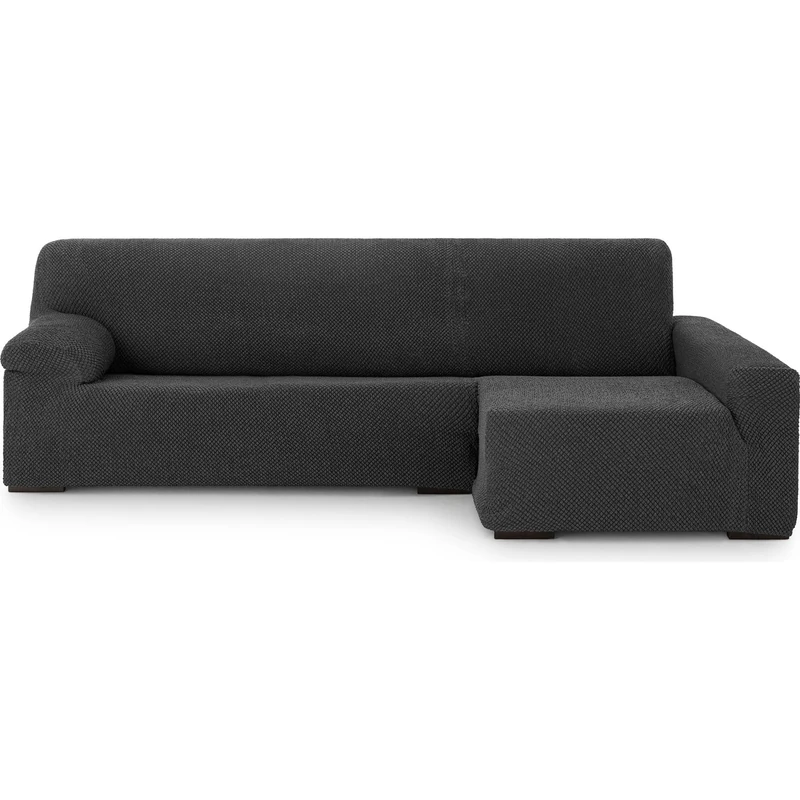 ECOMMERC3 Chaiselong | Universal and Versatile Long Right Arm Sofa Cover - Chaiselong Anthracite Protector Easy to Install for Back, Seat and Arms - Image 1