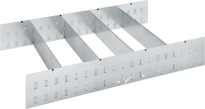 Hazet Divider Plate Set 6 Pieces 161T-179NXXLD/6H for High Drawer in Workshop Trolley 179NXXL-8D, for Drawer Organisation, Dimensions (L x H): 519 x 110.5 mm