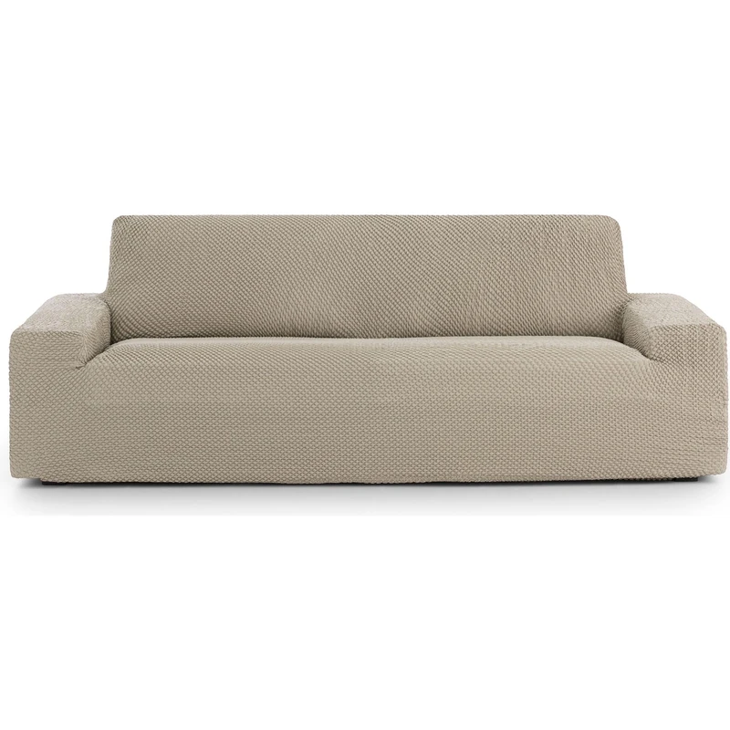 ECOMMERC3 | Universal and Versatile 3 Seater Sofa Cover – Linen Colour Protector Easy to Install for Back, Seat and Arms - Image 1