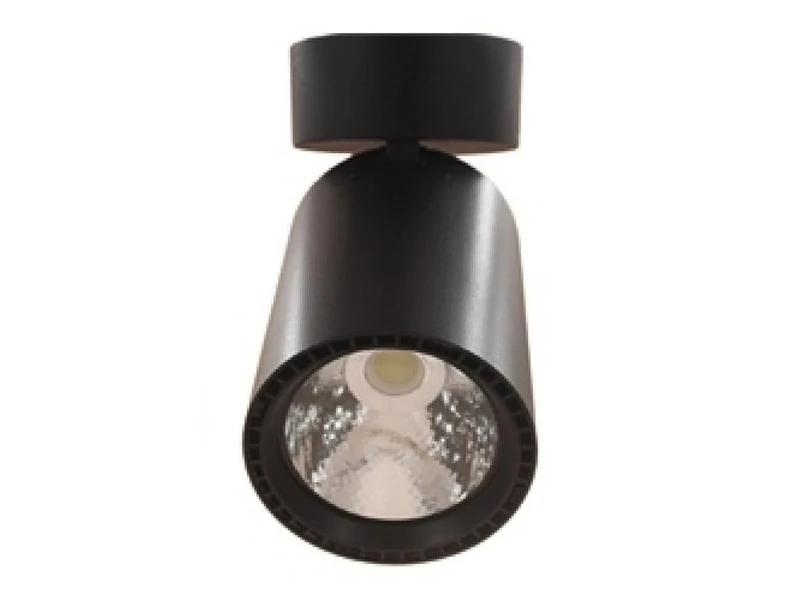 4-Way LED Track Spotlight (Up to 3 Lights) 24W, 6500K, 30º, 230V, Black Ideal for Lighting Commercial Spaces and Exhibitions.