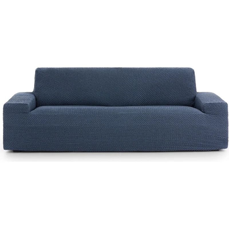 ECOMMERC3 | Universal and Versatile 2 Seater Sofa Cover – Blue Sofa Cover Protector Easy to Install for Back, Seat and Arms - Image 1