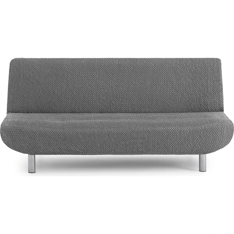 ECOMMERC3 Universal and Versatile 3 Seater Sofa Cover - Dark Grey Protector Easy to Install for Back, Seat and Arms - Image 1