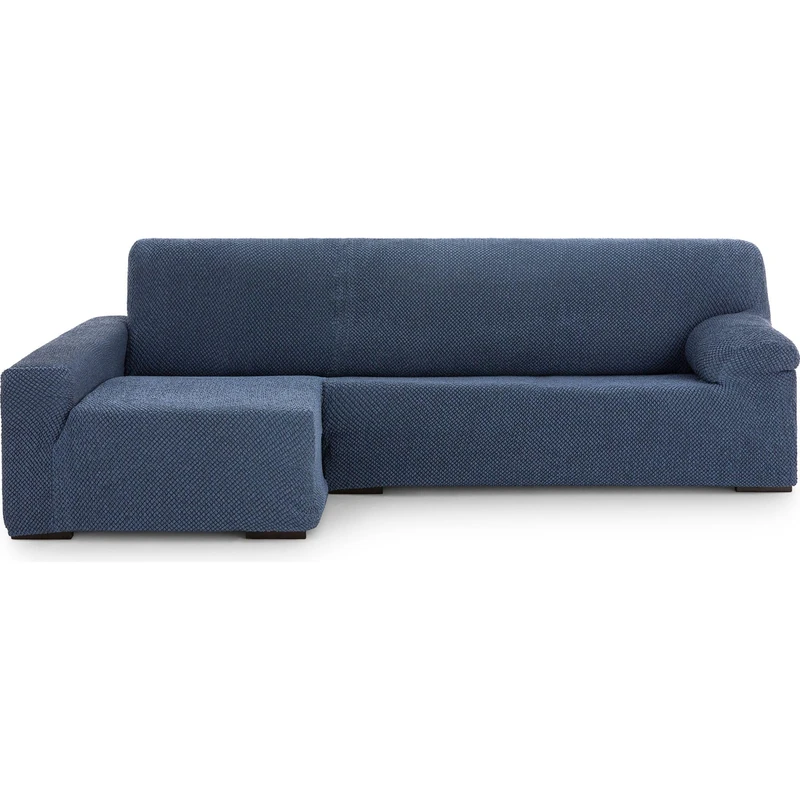 ECOMMERC3 Chaiselong | Universal and Versatile Long Left Arm Sofa Cover - Blue Chaiselong Sofa Protector Easy to Install for Back, Seat and Arms - Image 1