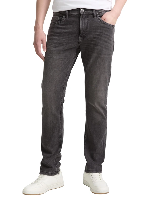 TOM TAILOR Men's 1042684 Josh Regular Slim Jeans, 10233-Stone Grey Denim, 29 W/30 L