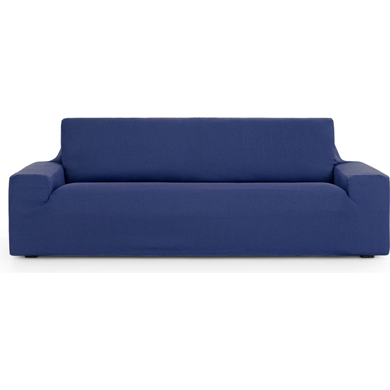 ECOMMERC3 | Universal and Versatile 2 Seater Sofa Cover – Blue Sofa Cover Protector Easy to Install for Back, Seat and Arms