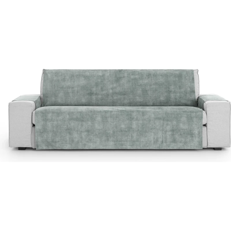ECOMMERC3 | Universal and Versatile 4 Seater Sofa Cover – Pearl Grey Sofa Cover Protector Easy to Install for Back, Seat and Arms - Image 1