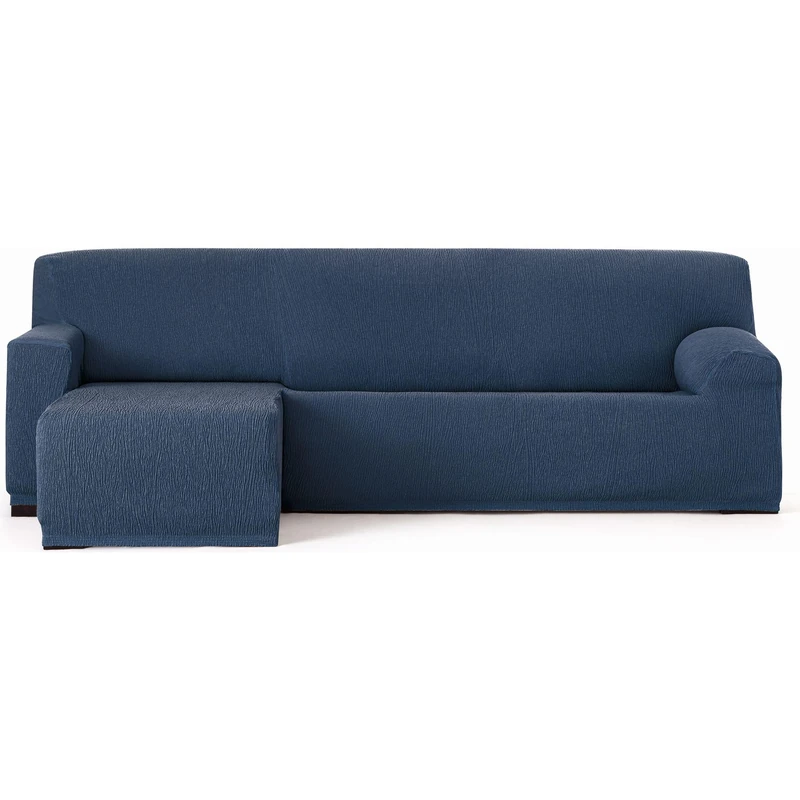 ECOMMERC3 Chaiselong | Universal and Versatile Short Left Arm Sofa Cover – Blue Chaiselong Protector Easy to Install for Back, Seat and Arms