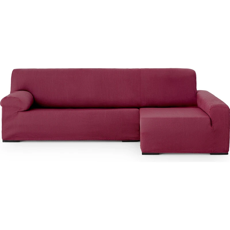 ECOMMERC3 Chaiselong Universal and Versatile Long Right Arm Sofa Cover – Bordeaux Long Arm Protector Easy to Install for Back, Seat and Arms