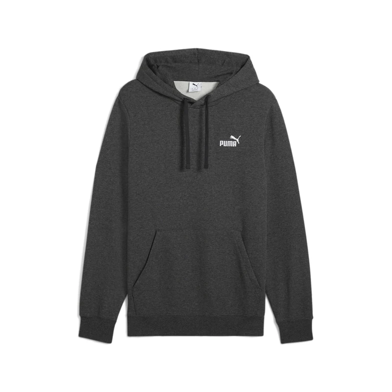 PUMA ESS Small No. 1 Logo Hoodie FL Dark Gray Heather - Image 1