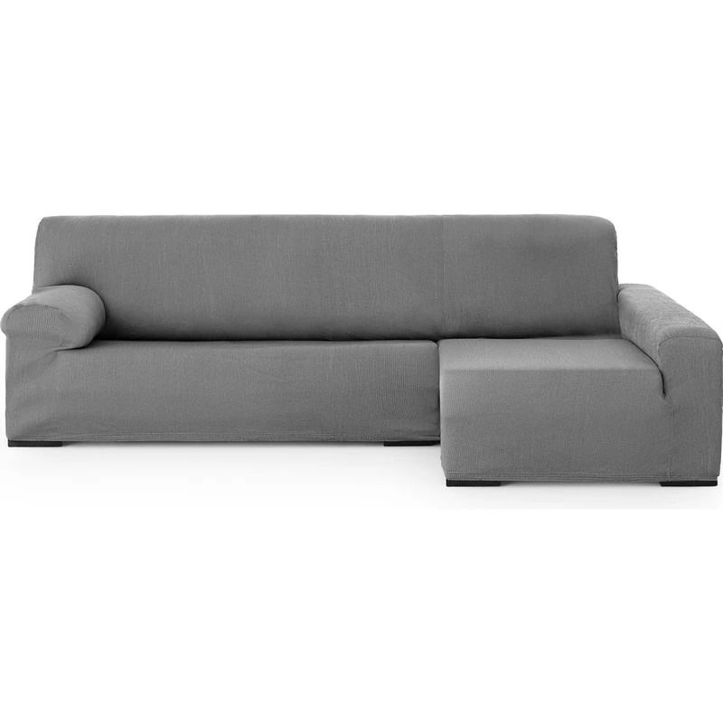 ECOMMERC3 Chaiselong Universal and Versatile Long Right Arm Sofa Cover, Grey Protector, Easy to Install for Back, Seat and Arms