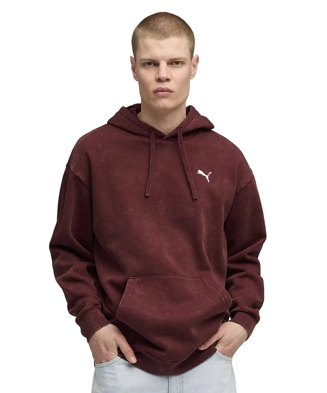 PUMA ESS ELEVATED Relaxed Wash Hoodie FL - Image 1