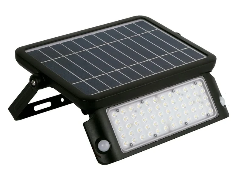 10W 6000K Black LED Solar Spotlight Ideal for Outdoor Lighting, Gardens and terraces. - Image 1