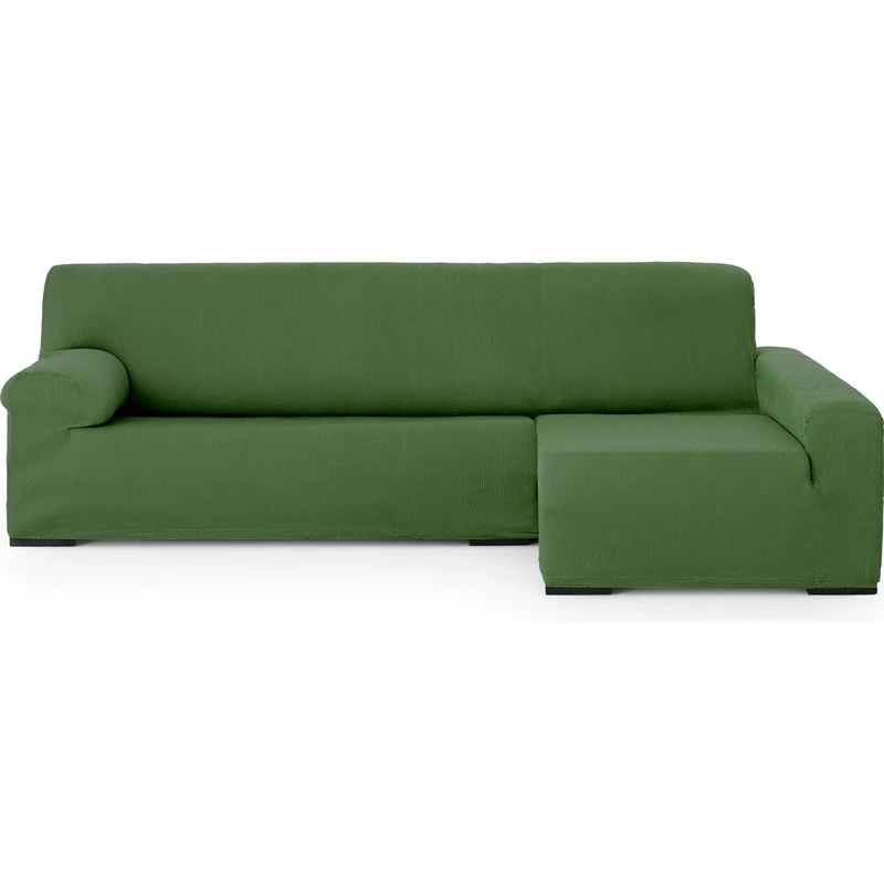 ECOMMERC3 Chaiselong Universal and Versatile Long Right Arm Sofa Cover, Green Protector Easy to Install for Back, Seat and Arms