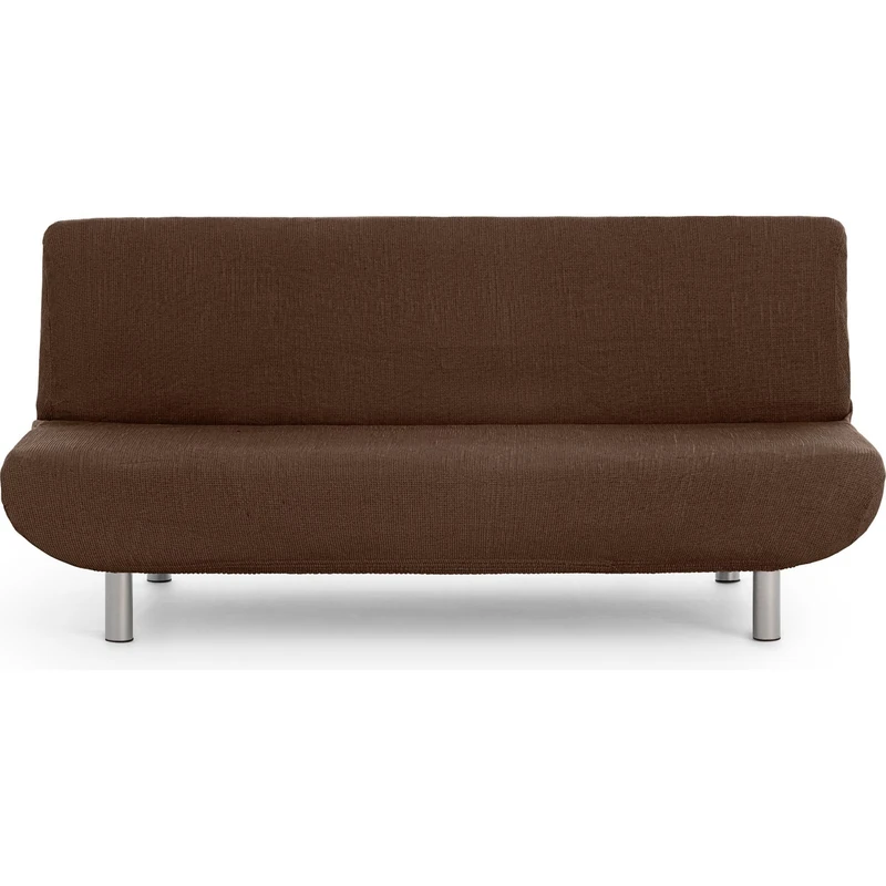 ECOMMERC3 Universal and Versatile 3 Seater Sofa Cover - Brown Protector Easy to Install for Back, Seat and Arms
