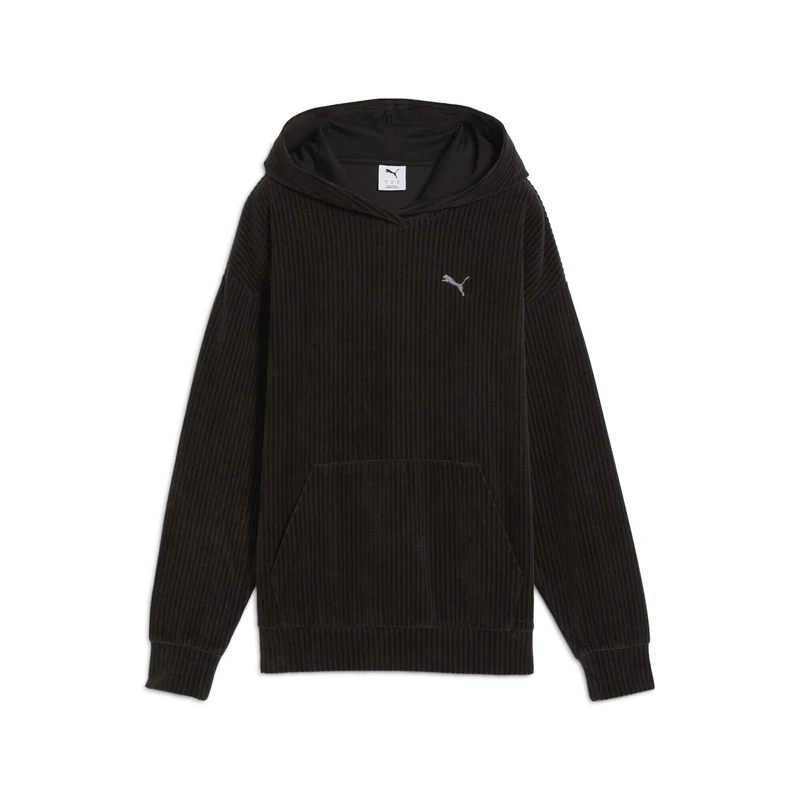 PUMA ESS ELEVATED Comfort Velour Rib Hoodie