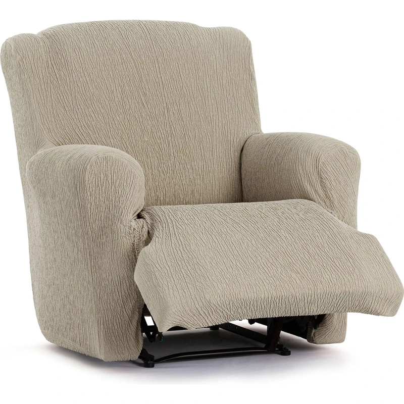 ECOMMERC3 Universal and Versatile Sofa Cover for Feet Together Relax – Mink Colour Protector Easy to Install for Back, Seat and Arms