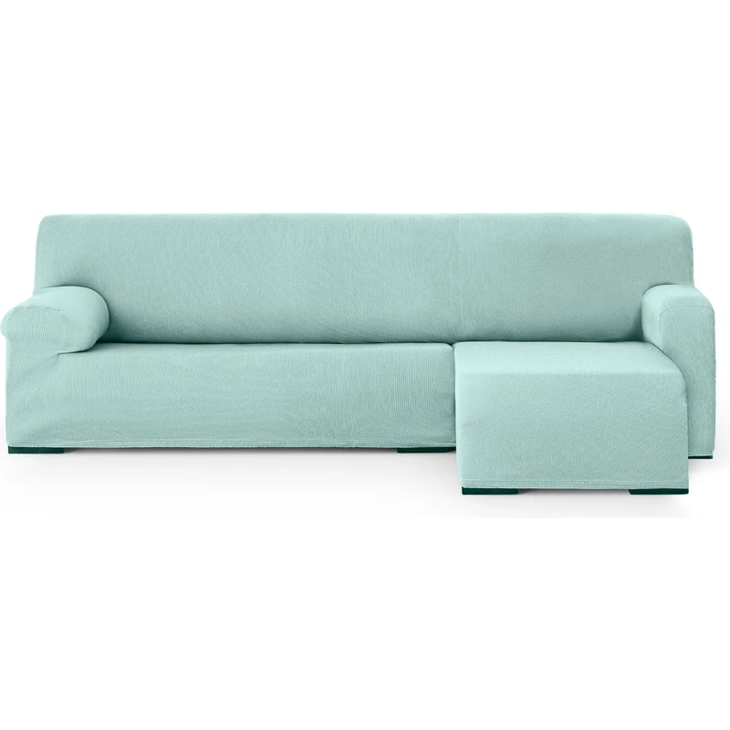 ECOMMERC3 Chaiselong | Universal and Versatile Chaiselong Sofa Cover Short Right Arm - Sea Water Colour Protector Easy to Install for Back, Seat and Arms