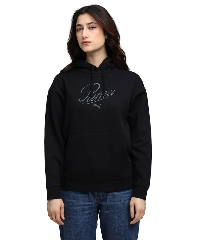 PUMA ESS SCRIPT Comfort Hoodie FL