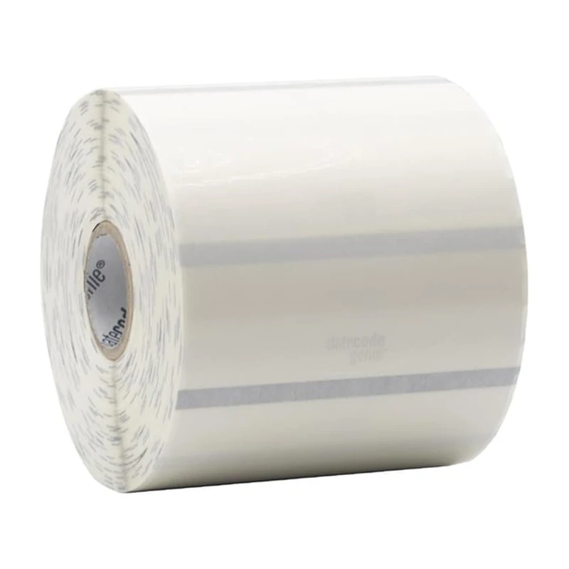 Date Code Genie Circle Clear Blank Permanent Labels - 3" (2x500 Rolls)
