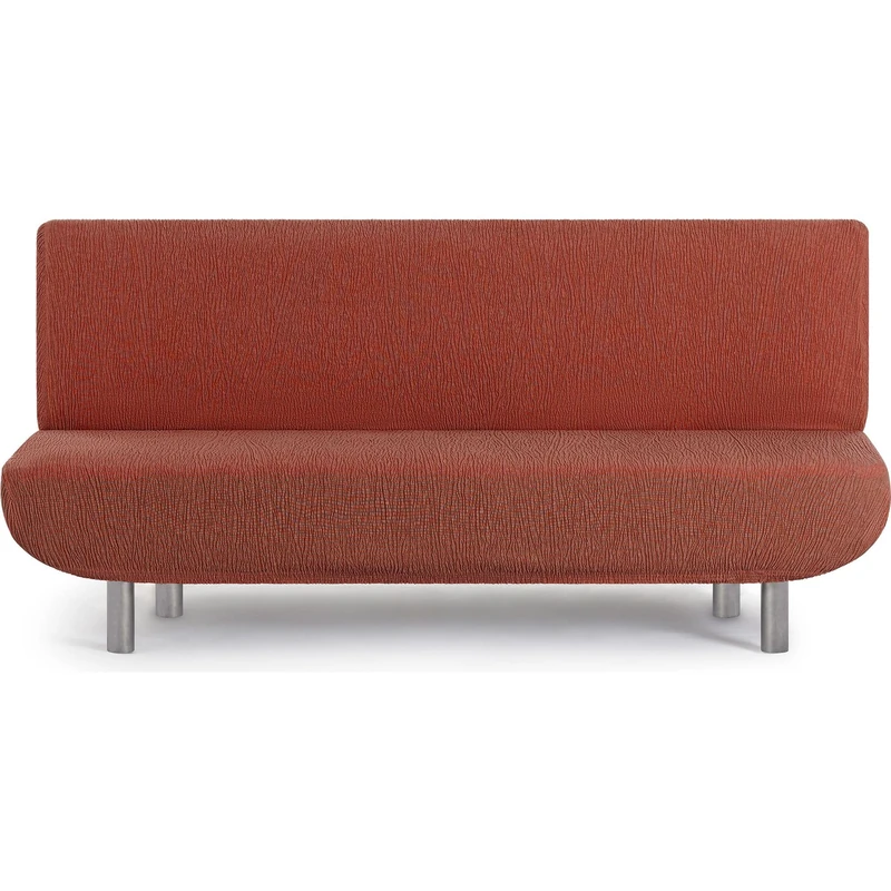 ECOMMERC3 | Universal and Versatile 3 Seater Sofa Cover - Orange Protector Easy to Install for Back, Seat and Arms - Image 1