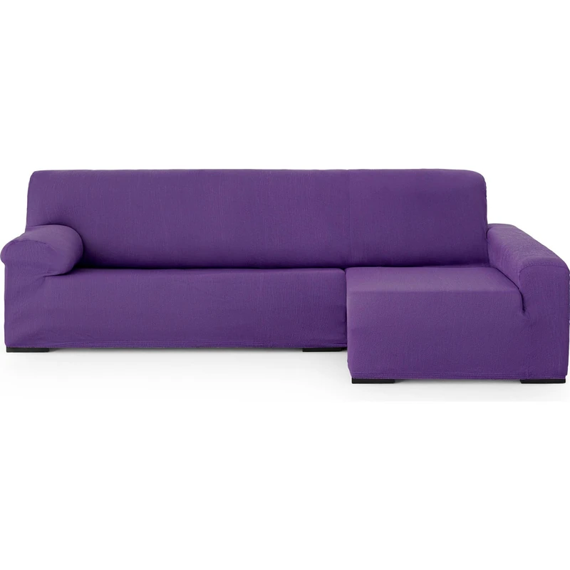 ECOMMERC3 Chaiselong Universal and Versatile Long Right Arm Sofa Cover, Purple Protector Easy to Install for Back, Seat and Arms