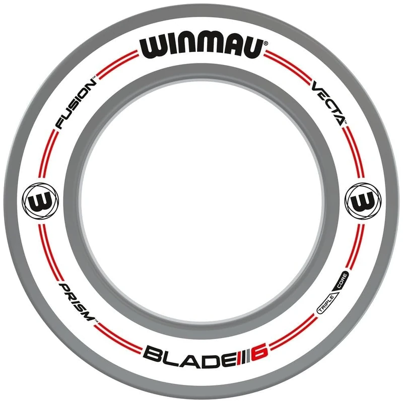 WINMAU | Pro Line Original | Dart Board Surround Ring | Grey & White