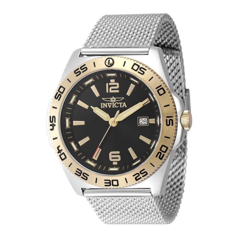 Invicta Men's Analog Quartz Watch with Stainless Steel Strap 48350