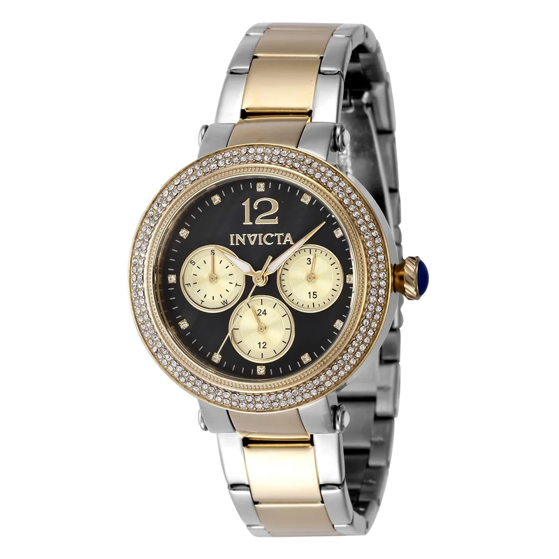 Invicta Bolt 48114 Women's Watch - Waterproof - Analogue - Quartz Movement - Stainless Steel with Silver dial - 37mm