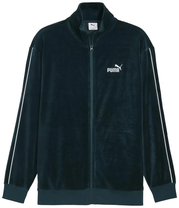 PUMA ESS ELEVATED Velour Track Jacket