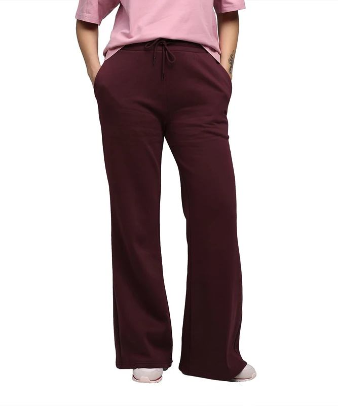 HER Comfort High-Waist Straight Pants FL op