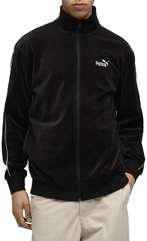 PUMA ESS ELEVATED Velour Track Jacket