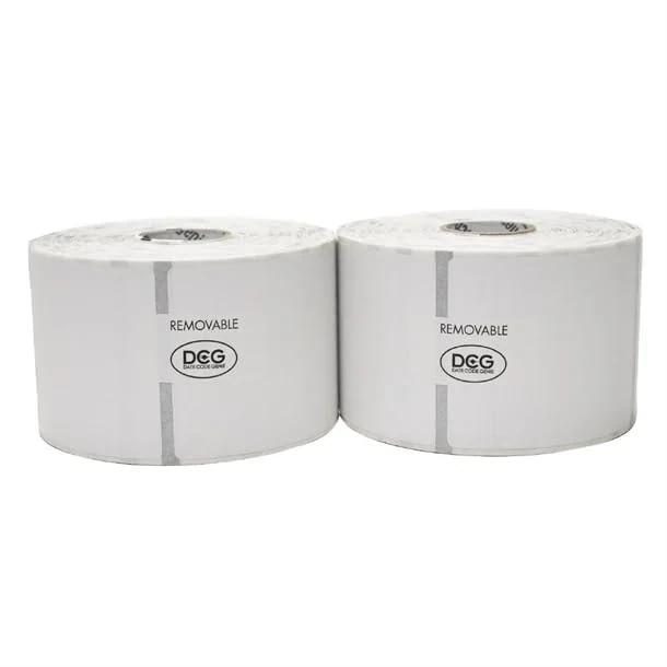 Date Code Genie Removable Labels Plain - 2x2" (2x750) - Image 1