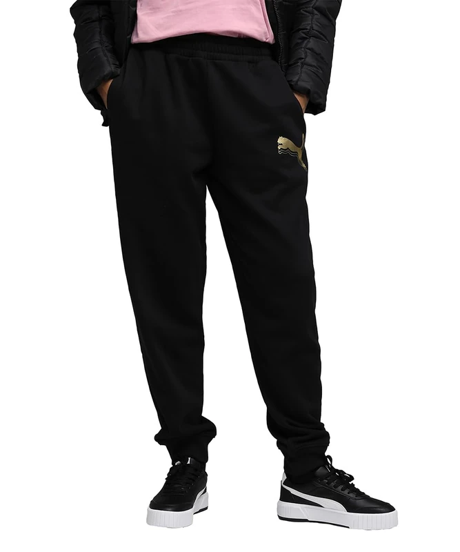 PUMA ESS Metallic Sweatpants FL - Image 1