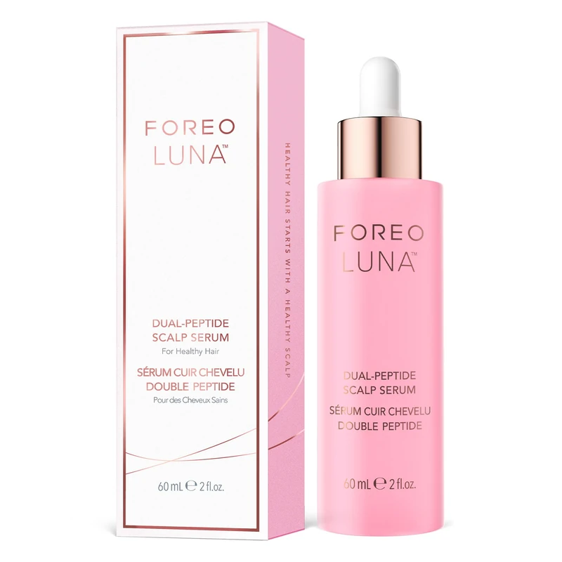 FOREO LUNA Dual-Peptide Serum - Growth Treatment with Peptide Complex, Cica & Portulaca – Serum for Hair Loss - 60ml