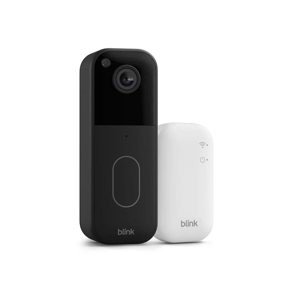 Blink Video Doorbell System (newest gen) | Head-to-toe HD view, two-year battery life, simple setup, IP-65 | Works with Alexa | Sync Module Core included – (Black) | newest gen