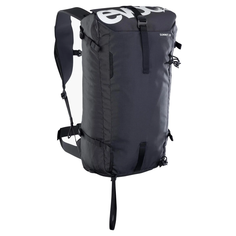 EVOC SUMMIT 20 ski touring backpack, hiking backpack (sports backpack with ergonomic carrying system, avalanche backpack, volume: 20 l), black