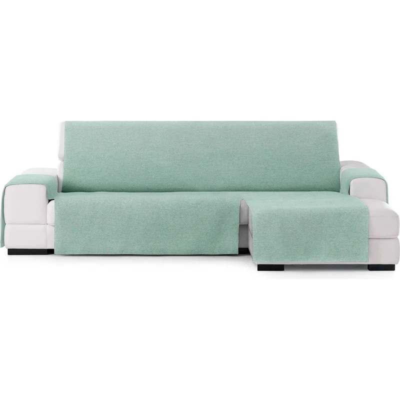 ECOMMERC3 Universal and Versatile Chaiselong Normal Right Sofa Cover - Green Chaiselong Protector Easy to Install for Back, Seat and Arms