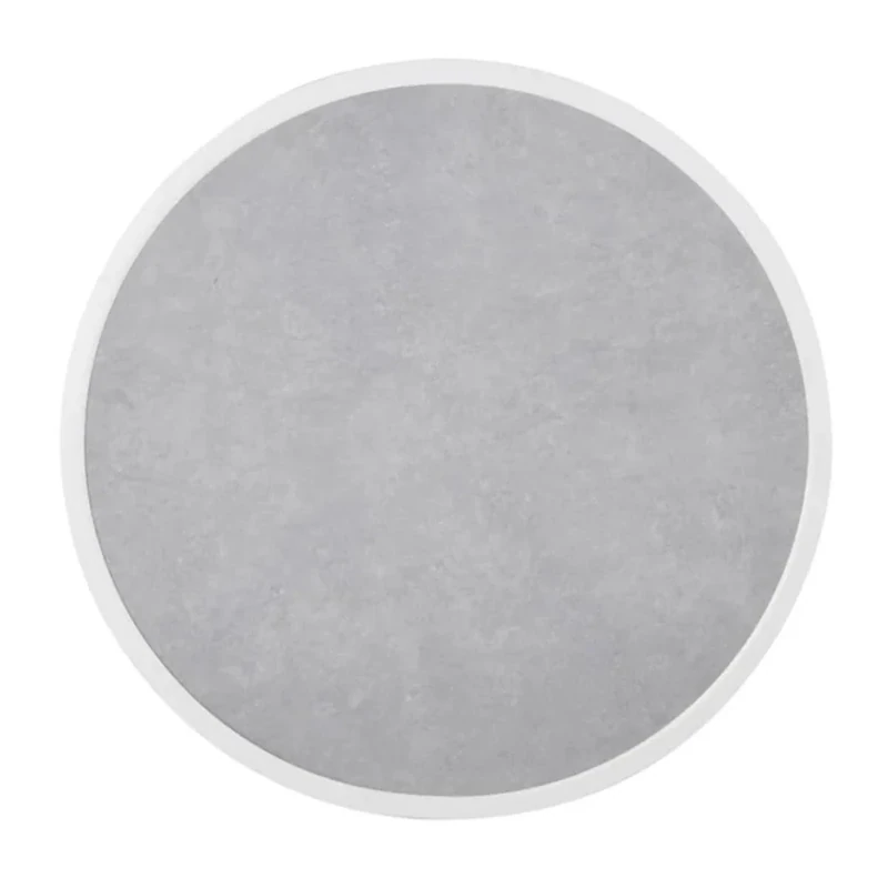 Bolero Fibre Glass Round Table Top Grey Stone Effect 580mm DL485