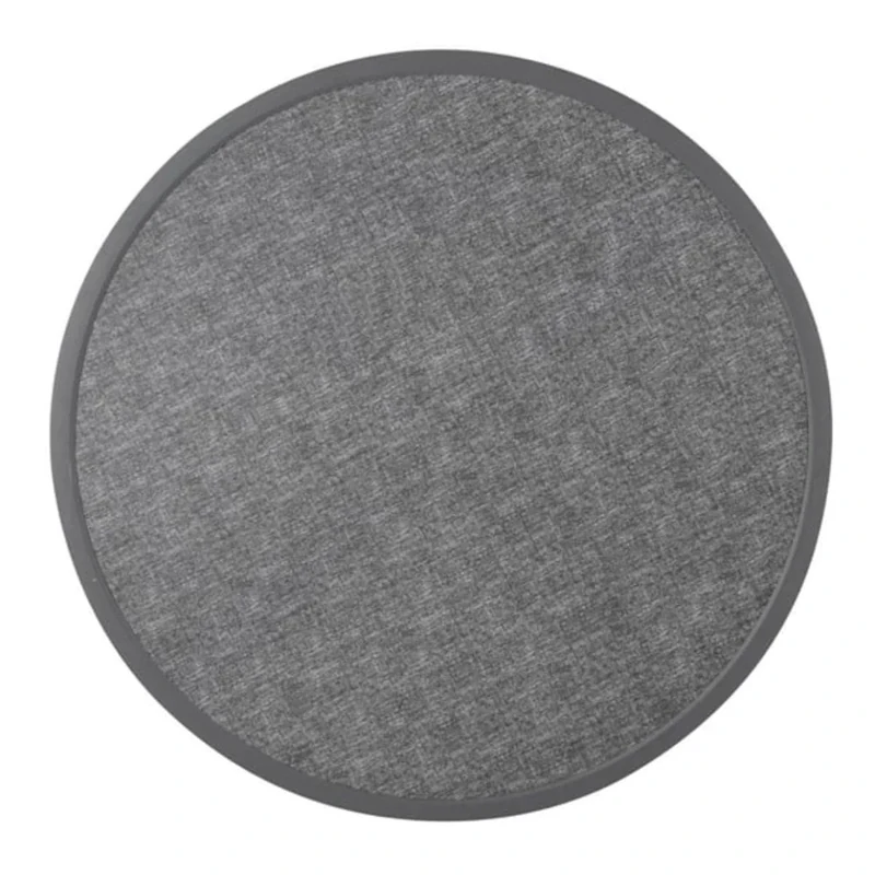 Bolero Commercial Fibre Glass Round Table Top, Brushed Black, 580mm
