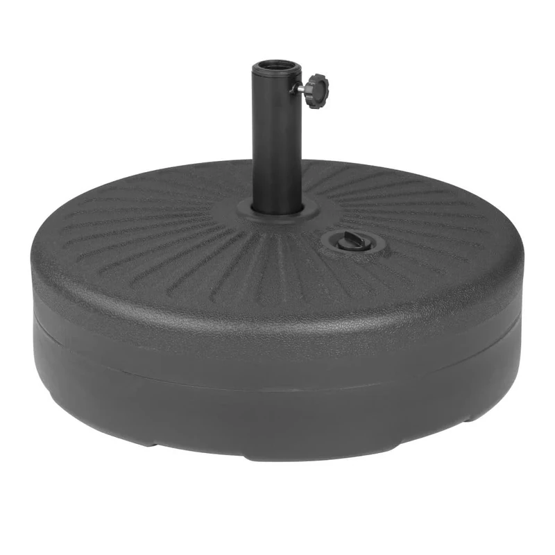 Bolero Black Plastic Parasol Base 40Ltr (filled) DZ884