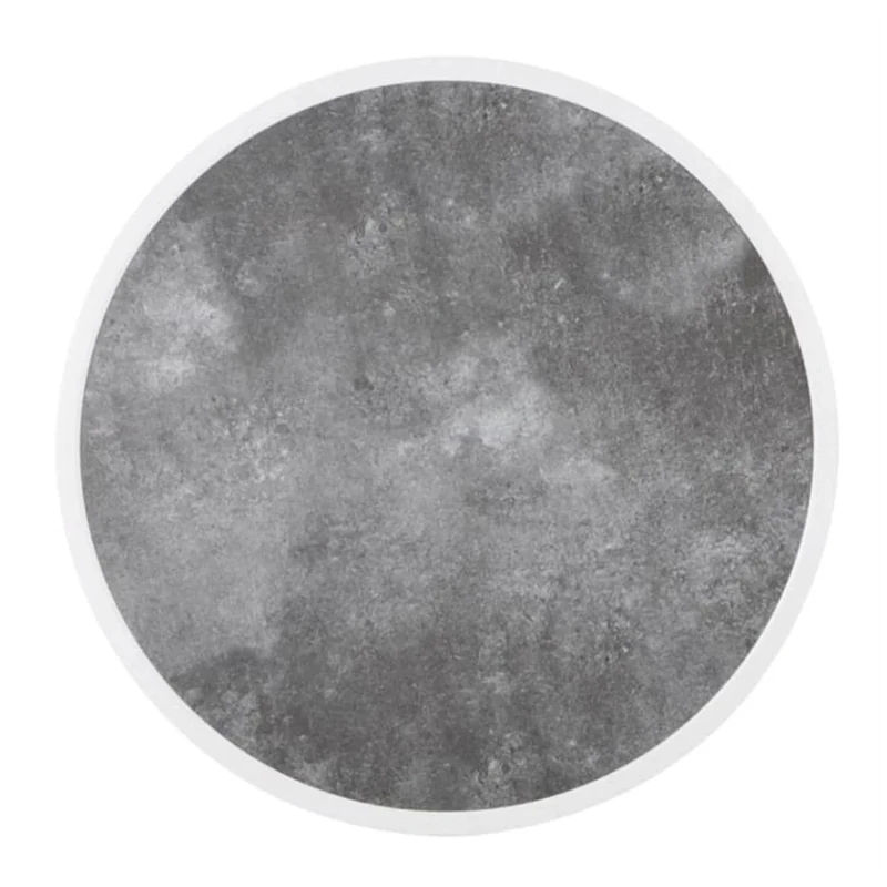 Bolero Fibre Glass Round Table Top Dark Stone Effect 580mm DL488