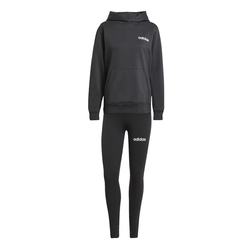adidas Women's LEISURE TRACKSUIT, black, L