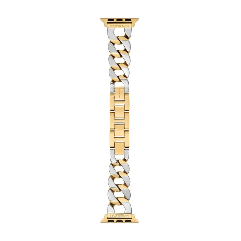Michael Kors Women's Watchband Bands For Apple Watch 20 MM Multicolour Stainless steel, MKS8072E