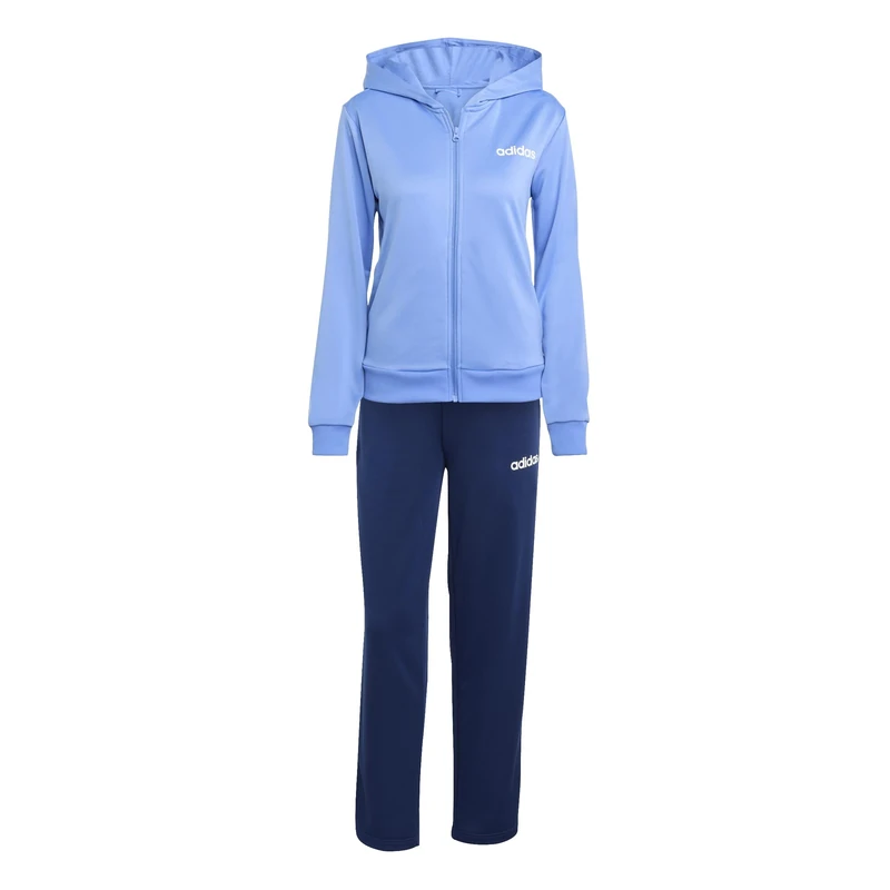 adidas Women's ESSENTIALS LINEAR TRACKSUIT, Blue Fusion, XS