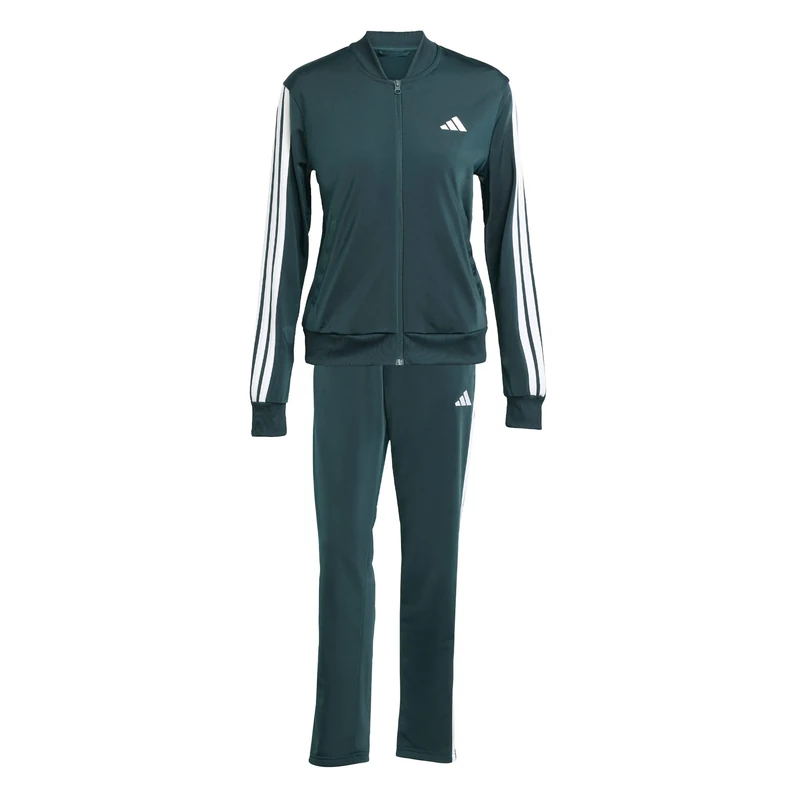 adidas Women's ESSENTIALS 3-STRIPES TRACKSUIT, Aurora Ivy, XL